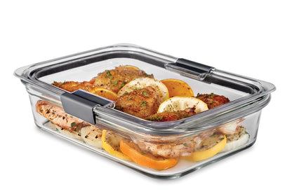 Brilliance™ Glass Food Storage Container, Large Rectangle - US 8690