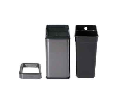 Stainless Steel Open Top Trash Can - US 0610